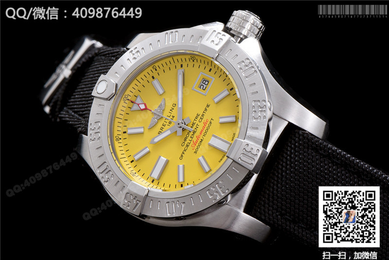 百年靈BREITLING AVENGER復(fù)仇者系列機(jī)械腕表A077I19PRS 條訂刻度